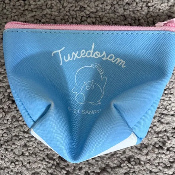 Sanrio Tuxedo Sam keychain and small pouch - both new - Picture 3 of 5